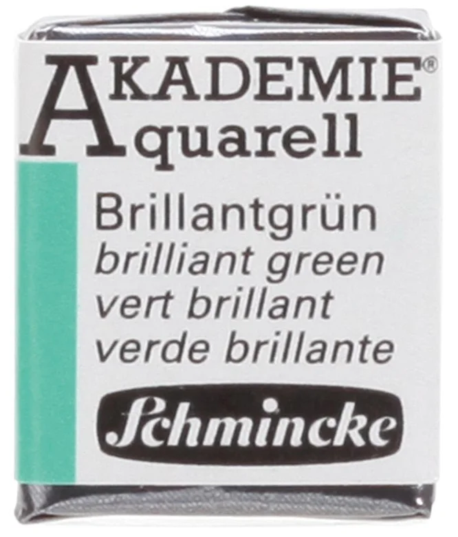 SCHMİNCKE AKADEMİE AQUARELL YARIM TABLET SULU BOYA 551 BRİLLİANT GREEN 16551044