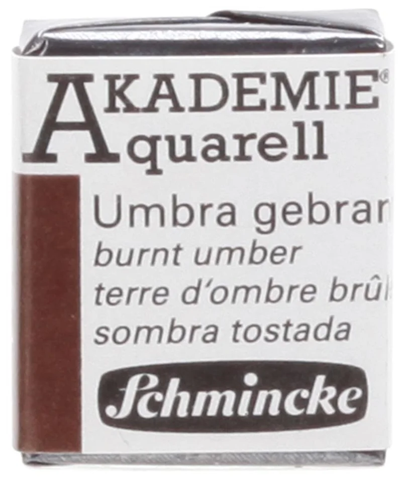 SCHMİNCKE AKADEMİE AQUARELL YARIM TABLET SULU BOYA 664 BURNT UMBER 16664044