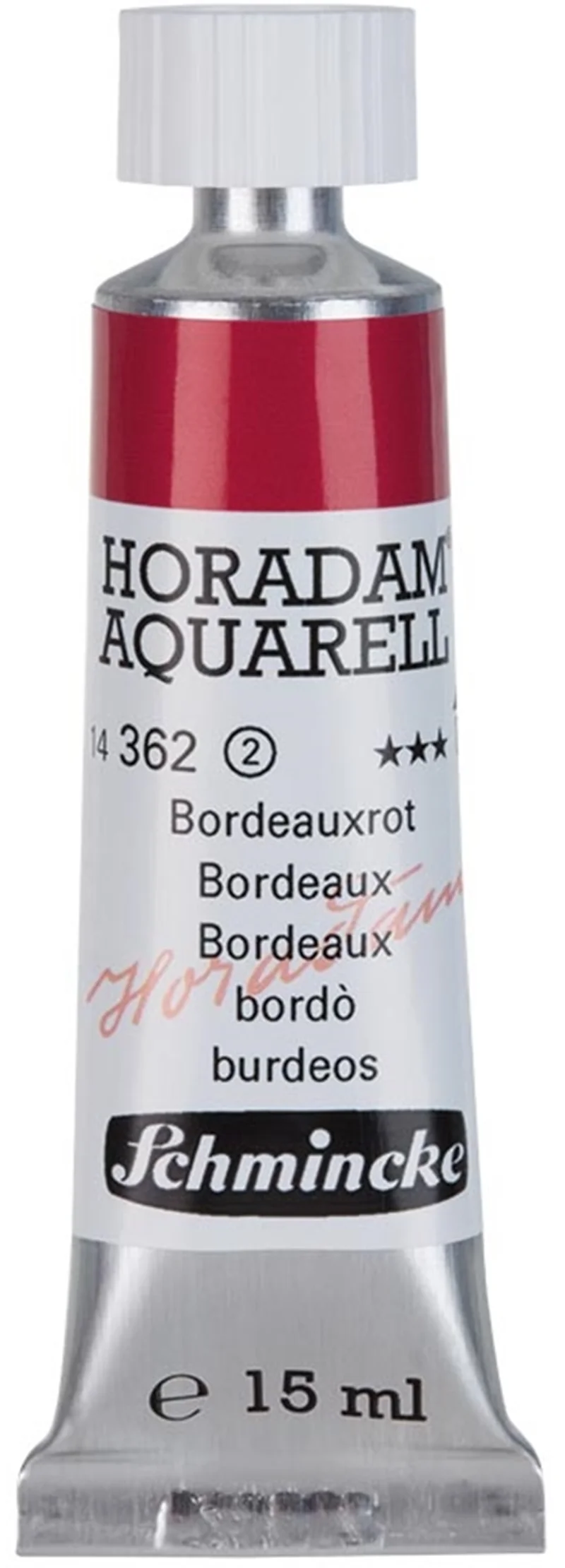 SCHMİNCKE HORADAM AQUARELL ARTİST SULU BOYA 15 ML TÜP SERİ 2 362 BORDEAUX 14362006