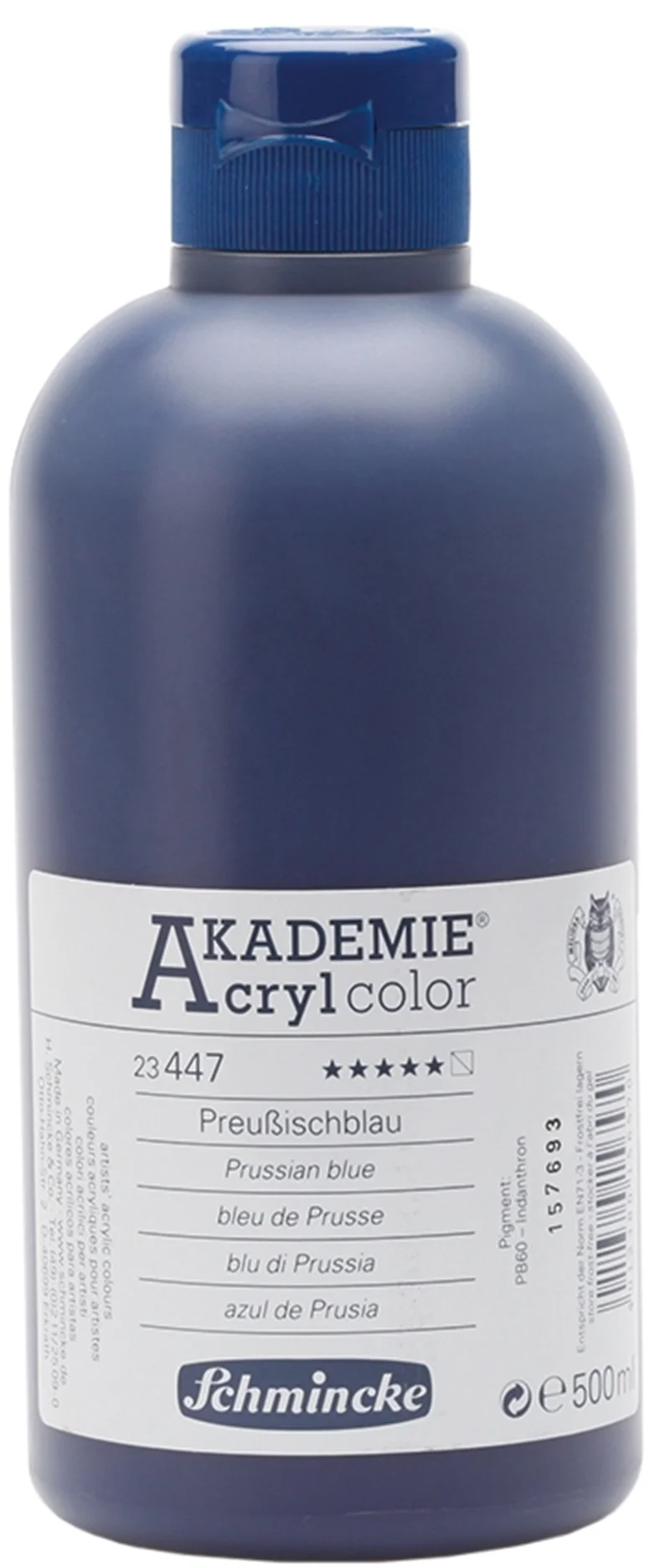 SCHMİNCKE AKADEMİE AKRİLİK BOYA 500 ML 447 PRUSSİAN BLUE 23447028