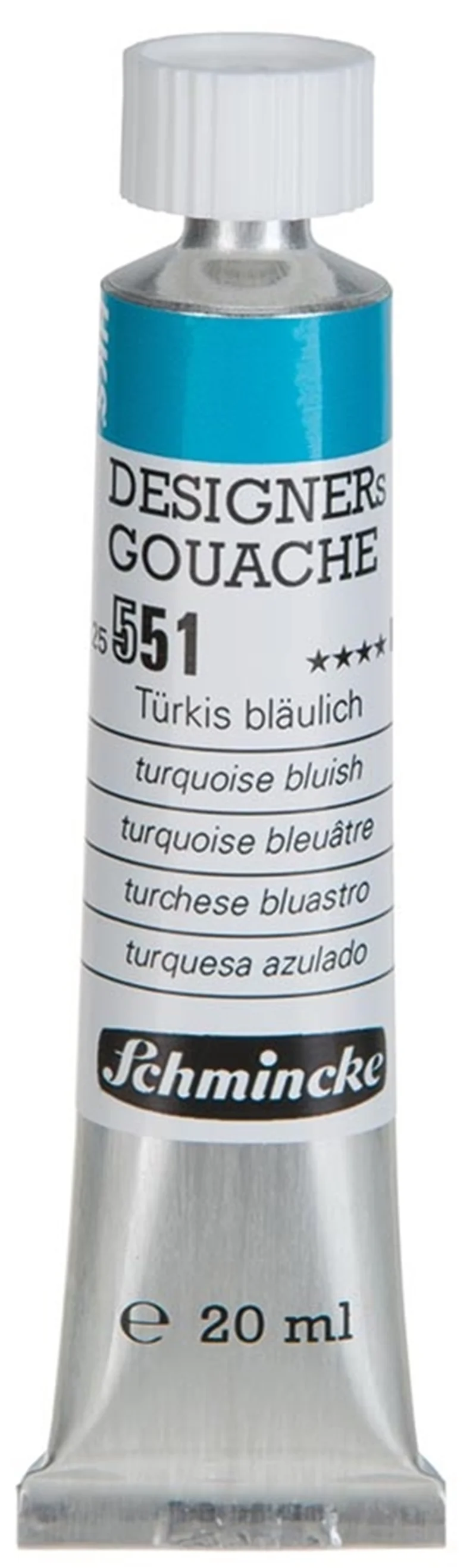 SCHMİNCKE HKS DESİGNERS' GOUACHE GUAJ BOYA 20 ML TÜP 551 TURQUOİSE BLUİSH 25551007