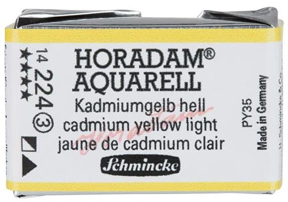 SCHMİNCKE HORADAM AQUARELL ARTİST SULU BOYA TAM TABLET SERİ 3 224 CADMİUM YELLOW LİGHT 14224043