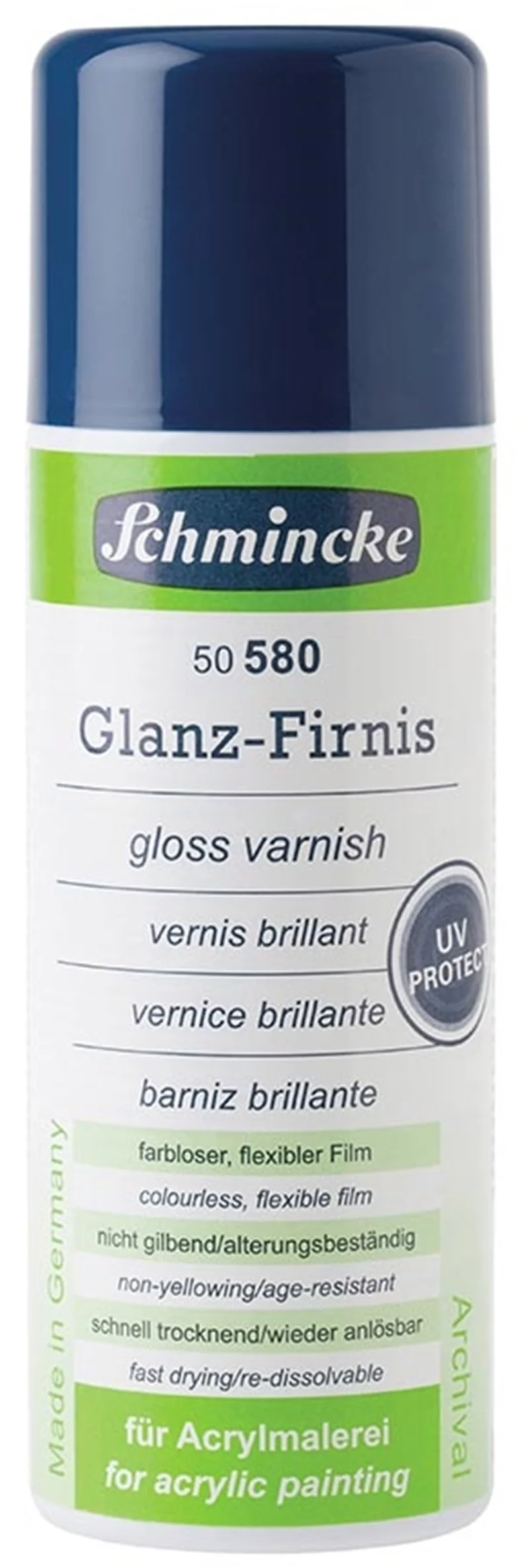 SCHMİNCKE MEDİUM 580 GLOSS VARNİSH UV KORUMALI PARLAK SPREY VERNİK 300 ML 50580040