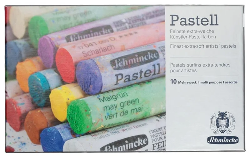SCHMİNCKE ARTİST SOFT PASTEL KARTON KUTULU PASTEL BOYA SETİ GENEL AMAÇLI 10 RENK 77210 77210097