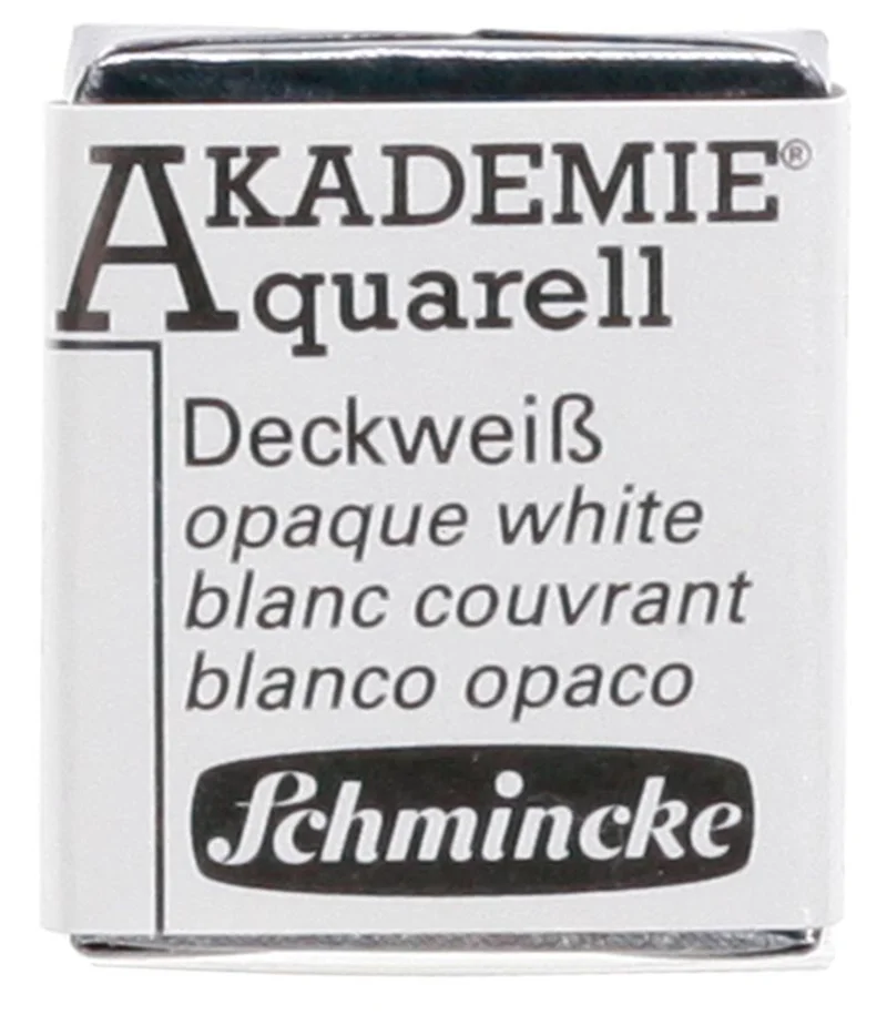 SCHMİNCKE AKADEMİE AQUARELL YARIM TABLET SULU BOYA 111 OPAQUE WHİTE 16111044