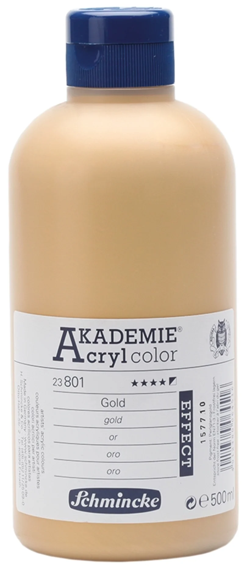 SCHMİNCKE AKADEMİE ACRYL COLOR AKRİLİK BOYA 500 ML 801 GOLD 23801028