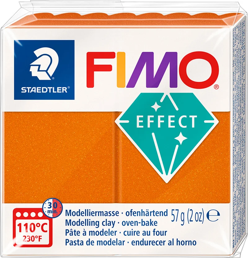 FIMO EFFECT MODELLEME KİLİ 57 GR METALİK TURUNCU 8010-41