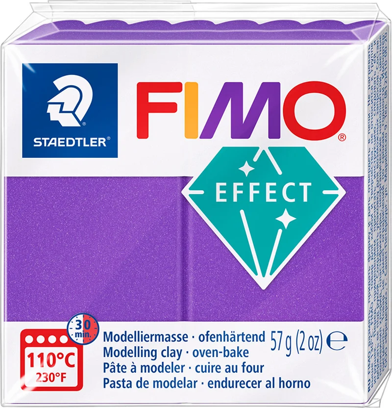 FIMO EFFECT MODELLEME KİLİ 57 GR METALİK LİLA 8010-61