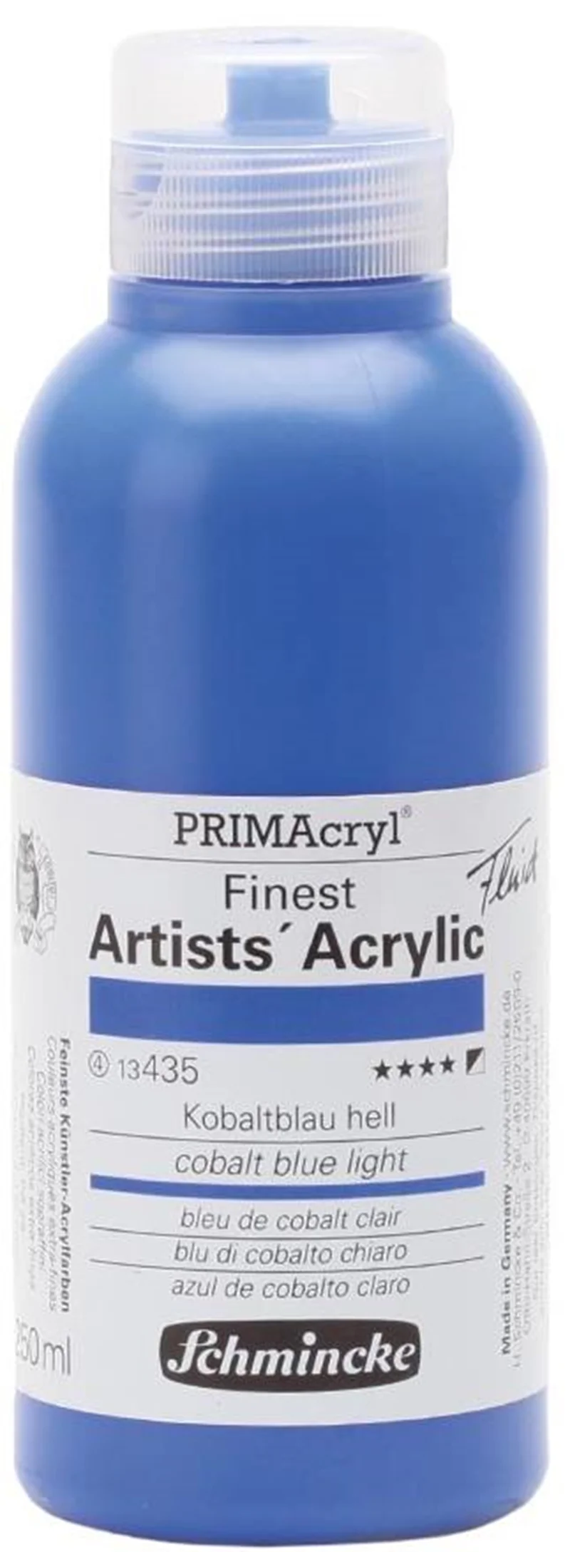 SCHMİNCKE PRİMACRYL ARTİST AKRİLİK BOYA 250 ML SERİ 1 435 COBALT BLUE LİGHT 13435027