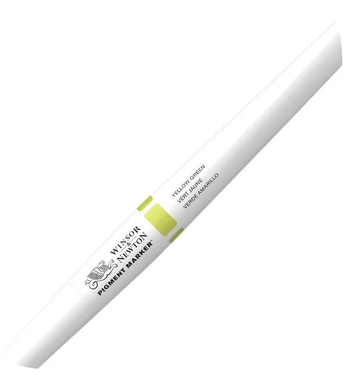W&amp;N PIGMENT MARKER YELLOW GREEN 073 WN-0202073