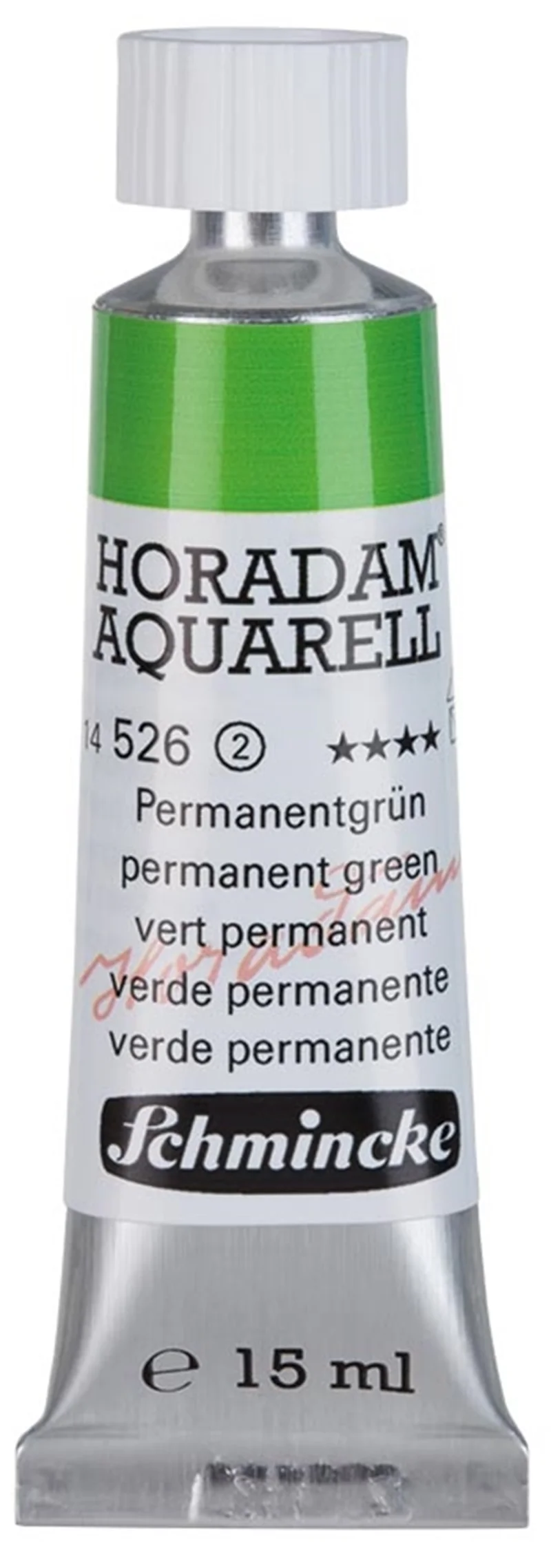 SCHMİNCKE HORADAM AQUARELL ARTİST SULU BOYA 15 ML TÜP SERİ 2 526 PERMANENT GREEN 14526006