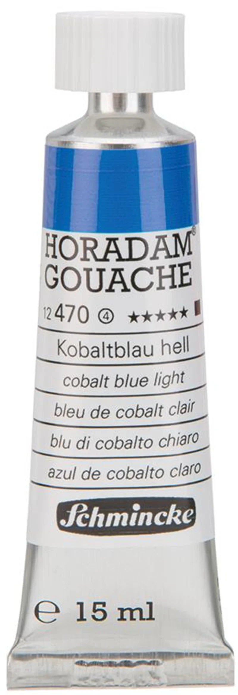 SCHMİNCKE HORADAM GOUACHE ARTİST GUAJ BOYA 15 ML SERİ 4 470 COBALT BLUE LİGHT 12470006