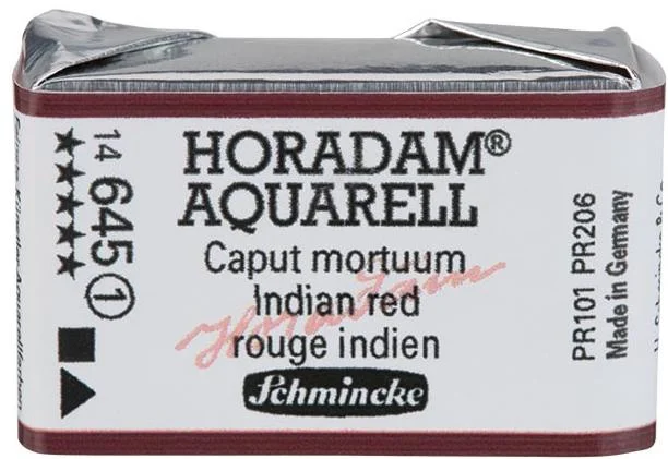 SCHMİNCKE HORADAM AQUARELL ARTİST SULU BOYA TAM TABLET SERİ 1 645 INDİAN RED 14645043