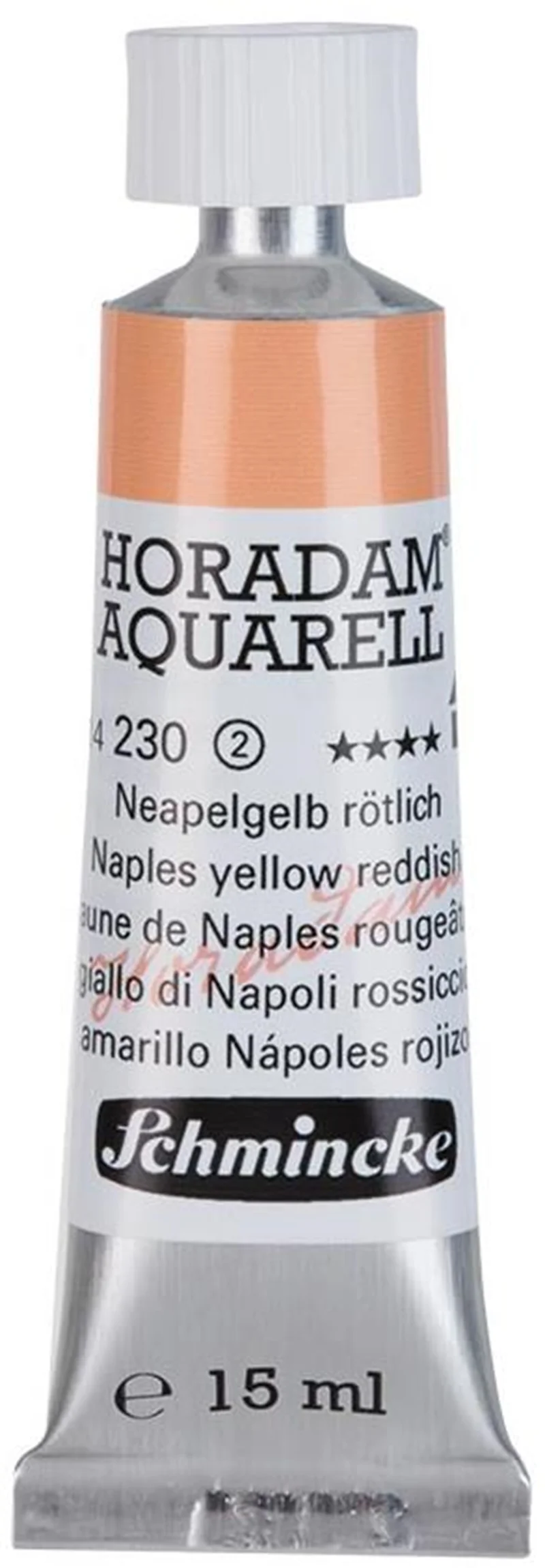 SCHMİNCKE HORADAM AQUARELL ARTİST SULU BOYA 15 ML TÜP SERİ 2 230 NAPLES YELLOW REDDİSH 14230006