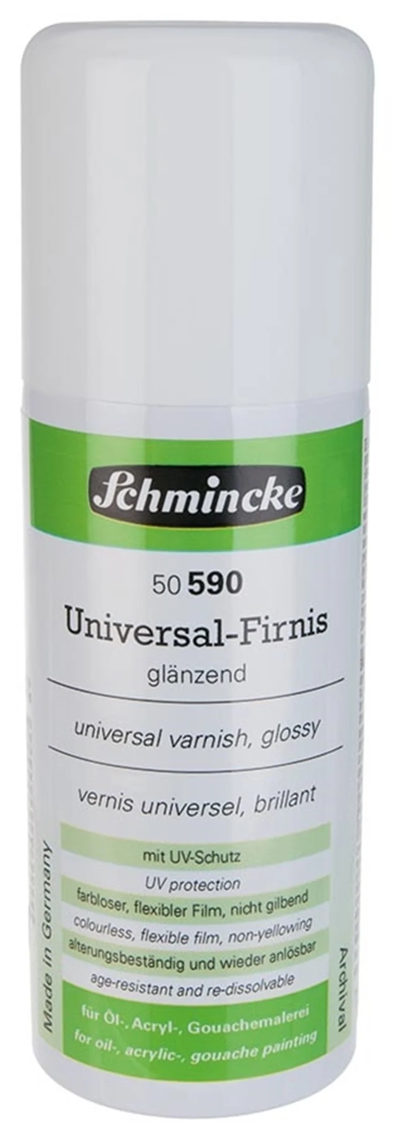 SCHMİNCKE UNİVERSAL VARNİSH GENEL AMAÇLI UV KORUMALI PARLAK FİNAL SPREY VERNİK 150 ML 50590 50590052