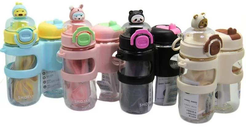 SHOTAY MATARA TRITAN  900 ML ÇİFT GÖZLÜ SHT-ST-7123