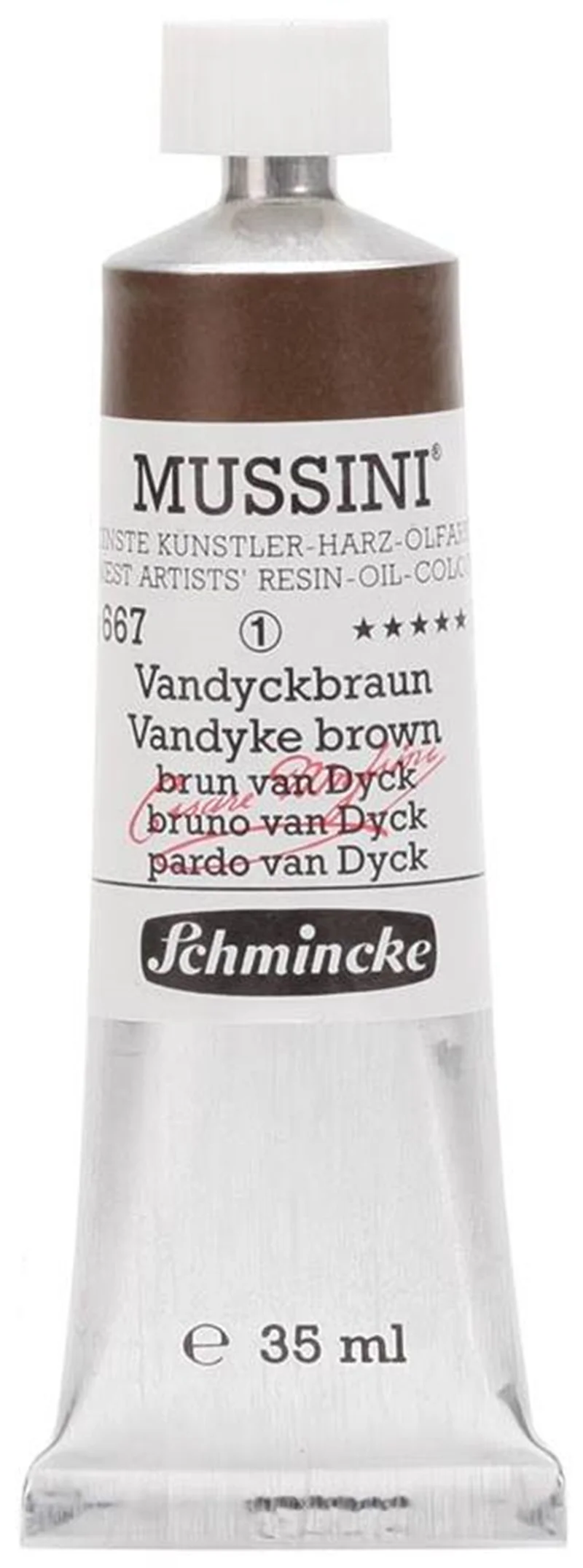 SCHMİNCKE MUSSİNİ ARTİST YAĞLI BOYA 35 ML SERİ 1 667 VANDYKE BROWN 10667009