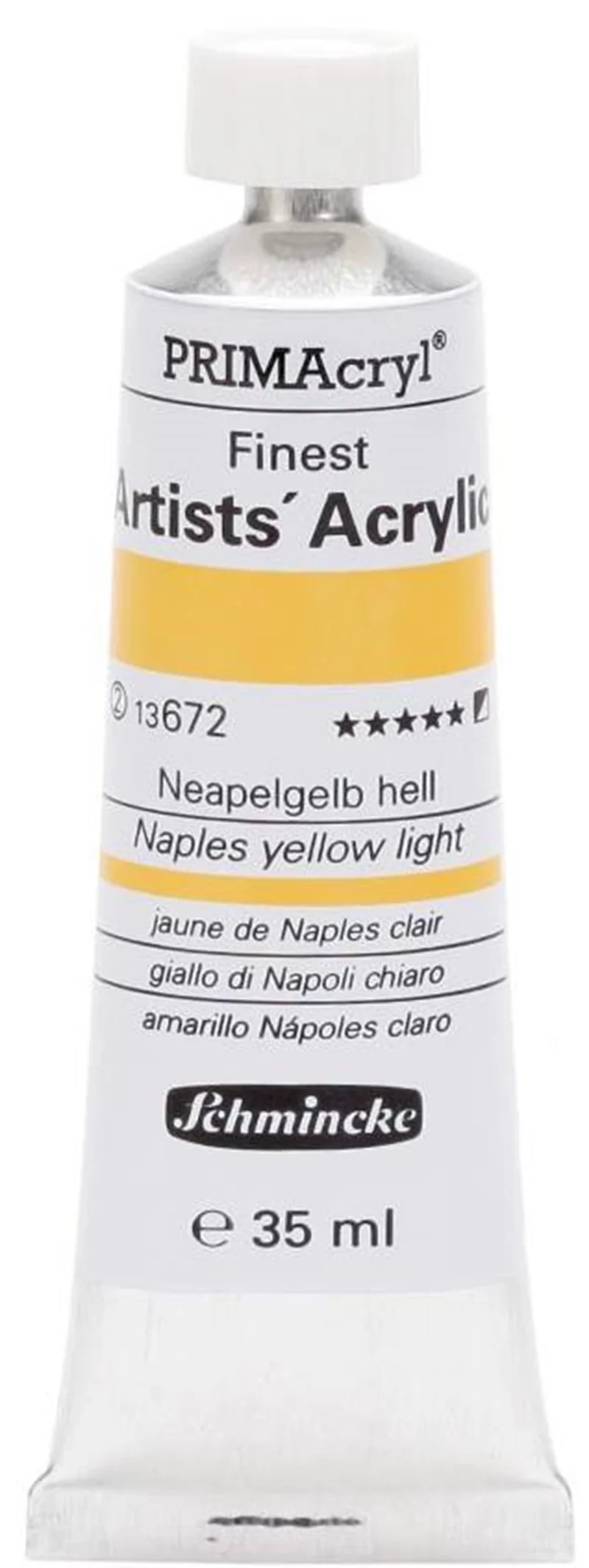 SCHMİNCKE PRİMACRYL ARTİST AKRİLİK BOYA 35 ML SERİ 2 672 NAPLES YELLOW LİGHT 13672009