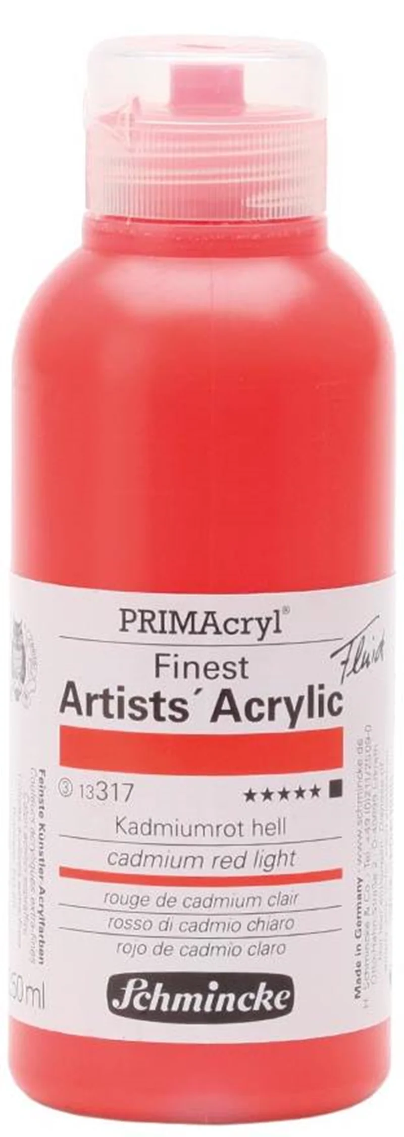 SCHMİNCKE PRİMACRYL ARTİST AKRİLİK BOYA 250 ML SERİ 3 317 CADMİUM RED LİGHT 13317027