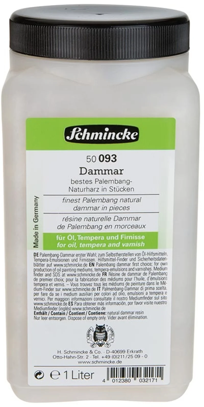 SCHMİNCKE DAMMAR IN PİECES KATI TANELİ DAMMAR REÇİNESİ 1000 ML 50093 50093060