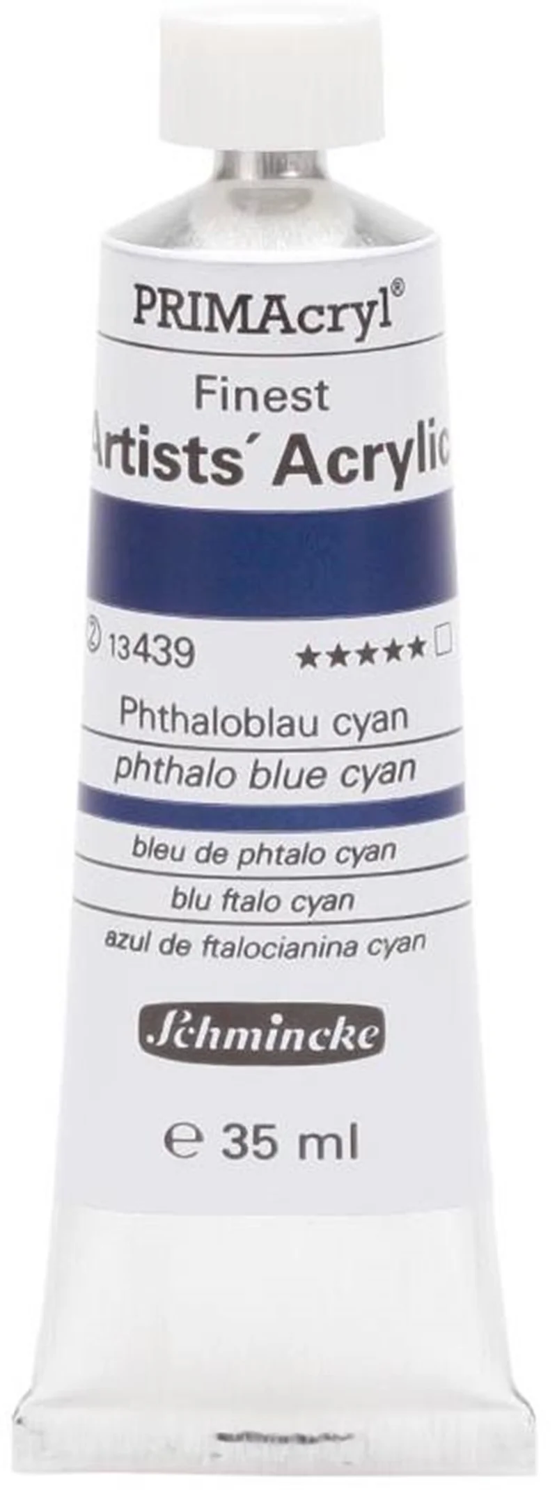 SCHMİNCKE PRİMACRYL ARTİST AKRİLİK BOYA 35 ML SERİ 2 439 PHTHALO BLUE CYAN 13439009