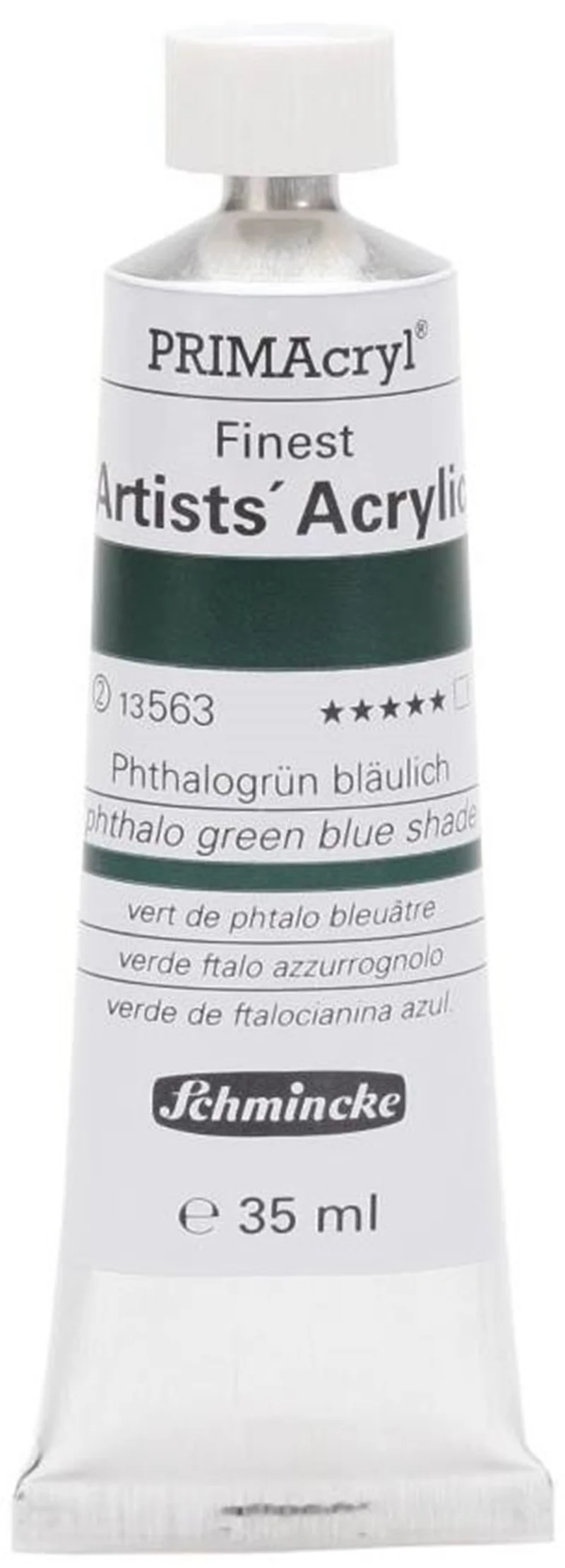 SCHMİNCKE PRİMACRYL ARTİST AKRİLİK BOYA 35 ML SERİ 2 563 PHTHALO GREEN BLUE SHADE 13563009