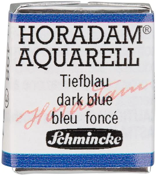 SCHMİNCKE HORADAM AQUARELL ARTİST SULU BOYA YARIM TABLET SERİ 3 498 DARK BLUE INDİGO 14498044