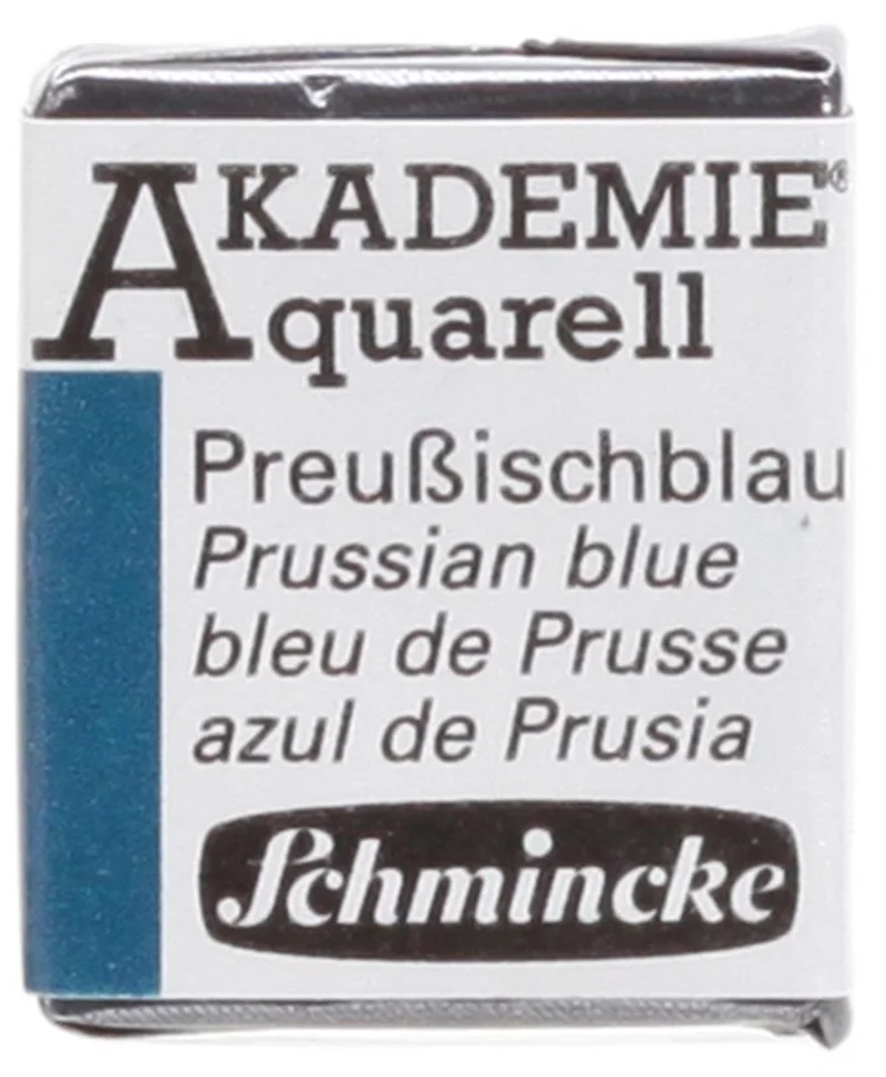 SCHMİNCKE AKADEMİE AQUARELL YARIM TABLET SULU BOYA 445 PRUSSİAN BLUE 16445044