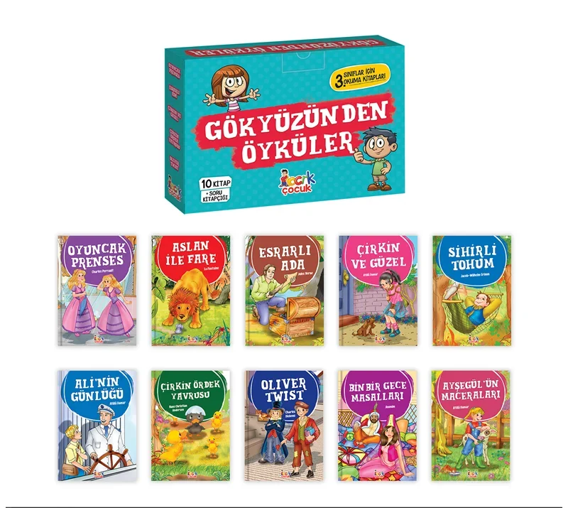 BICIRIK - GÖKYÜZÜNDEN ÖYKÜLER (10 KİTAP+SK)
