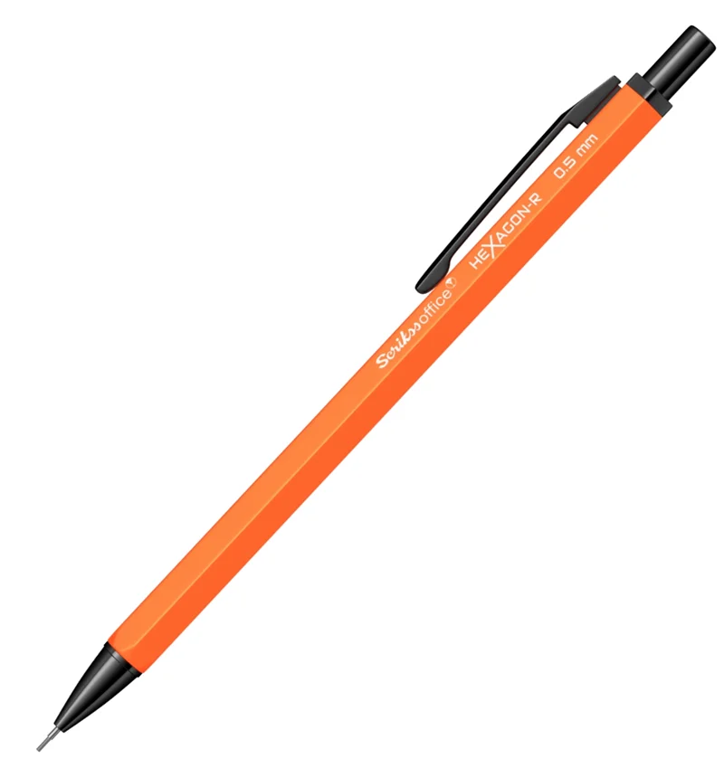 SCRIKSS OFFICE VERSATİL KALEM HEXAGON-R 0.5 NEON TURUNCU