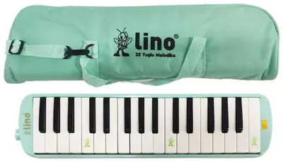 LİNO MELODİKA 32 TUŞLU BEZ ÇANTA PASTEL YEŞİL LN-32-PYES