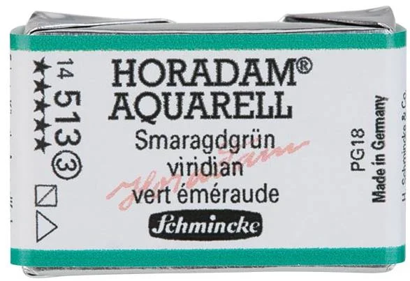 SCHMİNCKE HORADAM AQUARELL ARTİST SULU BOYA TAM TABLET SERİ 3 513 VİRİDİAN 14513043