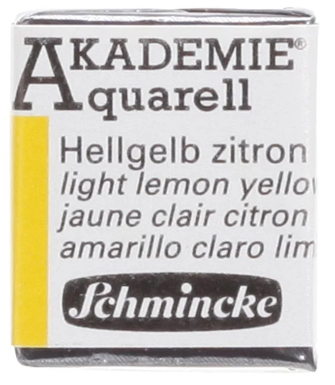 SCHMİNCKE AKADEMİE AQUARELL YARIM TABLET SULU BOYA 222 LİGHT LEMON YELLOW 16222044
