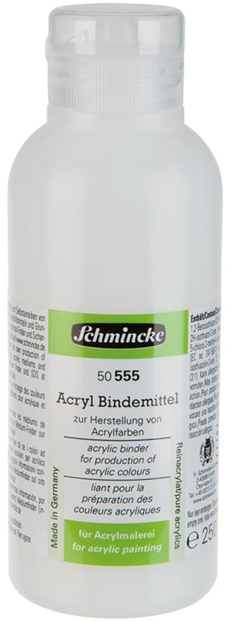 SCHMİNCKE MEDİUM 555 ACRYLİC BİNDER AKRİLİK BAĞLAYICI 60 ML 50555027