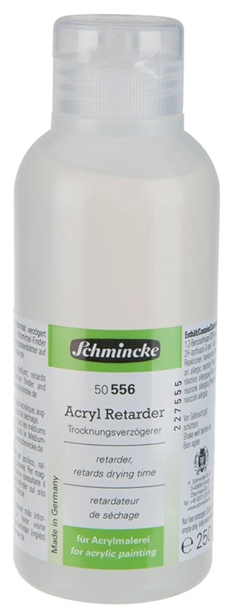 SCHMİNCKE MEDİUM 556 ACRYLİC RETARDER AKRİLİK BOYA GEÇ KURUTUCU 250 ML 50556027