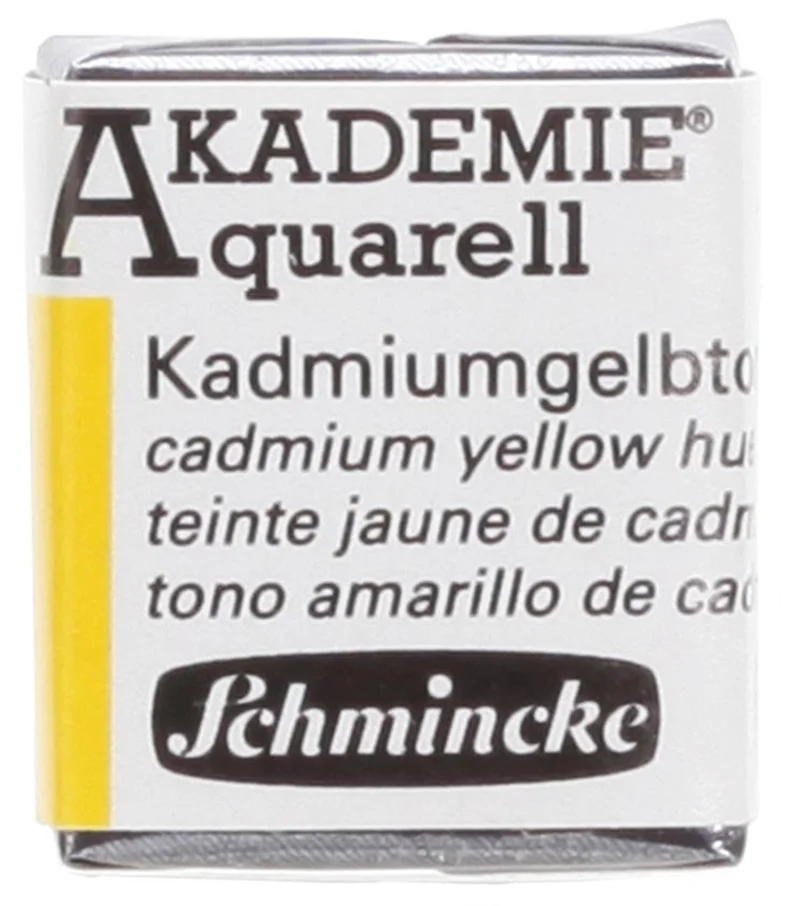 SCHMİNCKE AKADEMİE AQUARELL YARIM TABLET SULU BOYA 224 CADMİUM YELLOW 16224044