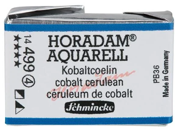 SCHMİNCKE HORADAM AQUARELL ARTİST SULU BOYA TAM TABLET SERİ 4 499 COBALT CERULEAN 14499043