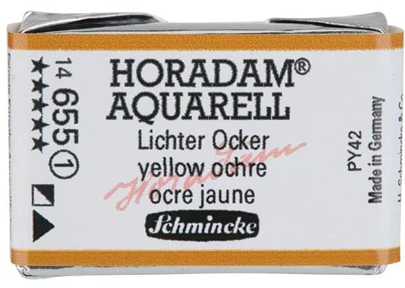 SCHMİNCKE HORADAM AQUARELL ARTİST SULU BOYA TAM TABLET SERİ 1 655 YELLOW OCHRE 14655043