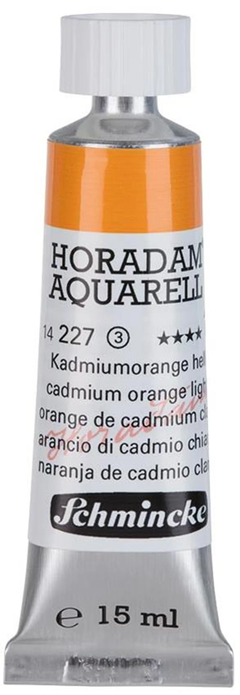 SCHMİNCKE HORADAM AQUARELL ARTİST SULU BOYA 15 ML TÜP SERİ 3 227 CADMİUM ORANGE LİGHT 14227006