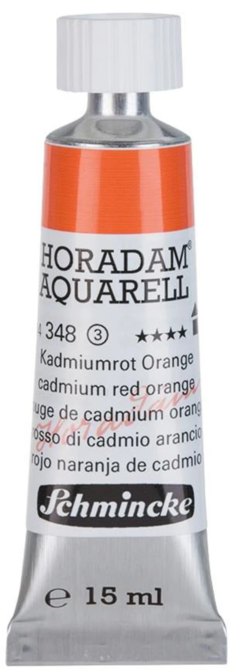 SCHMİNCKE HORADAM AQUARELL ARTİST SULU BOYA 15 ML TÜP SERİ 3 348 CADMİUM RED ORANGE 14348006