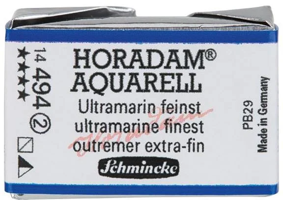 SCHMİNCKE HORADAM AQUARELL ARTİST SULU BOYA TAM TABLET SERİ 2 494 ULTRAMARİNE FİNEST 14494043