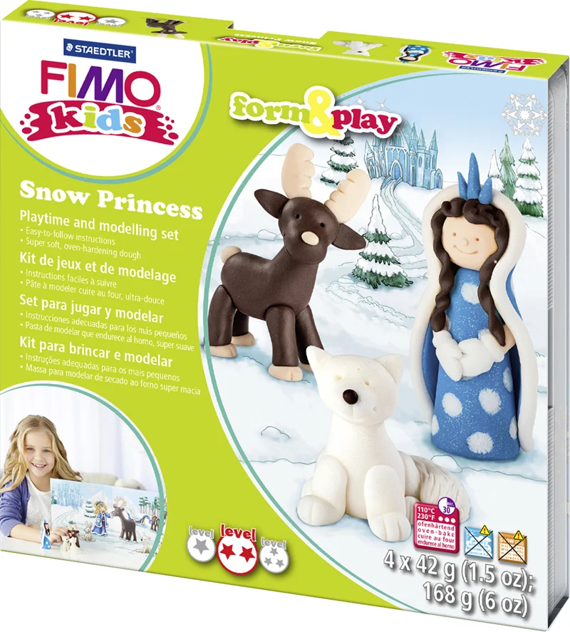 FIMO KIDS MODELLEME KİLİ SET F&P KAR 8034 18 LZ
