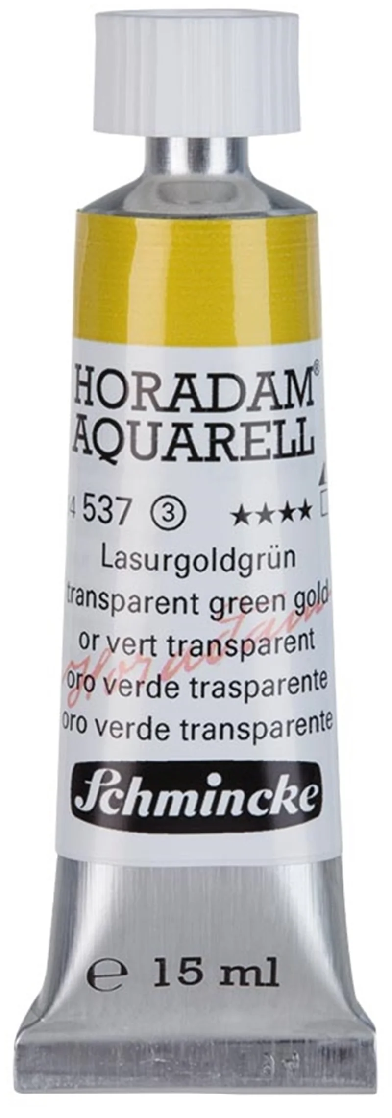 SCHMİNCKE HORADAM AQUARELL ARTİST SULU BOYA 15 ML TÜP SERİ 3 537 TRANSPARENT GREEN GOLD 14537006
