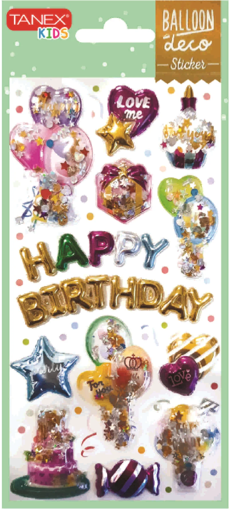 TANEX ETİKET PUFFY BALON TNX-26003