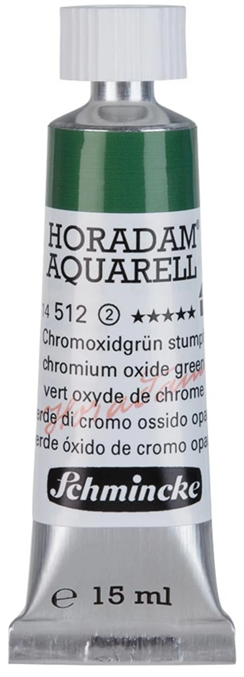 SCHMİNCKE HORADAM AQUARELL ARTİST SULU BOYA 15 ML TÜP SERİ 2 512 CHROMİUM OXİDE GREEN 14512006