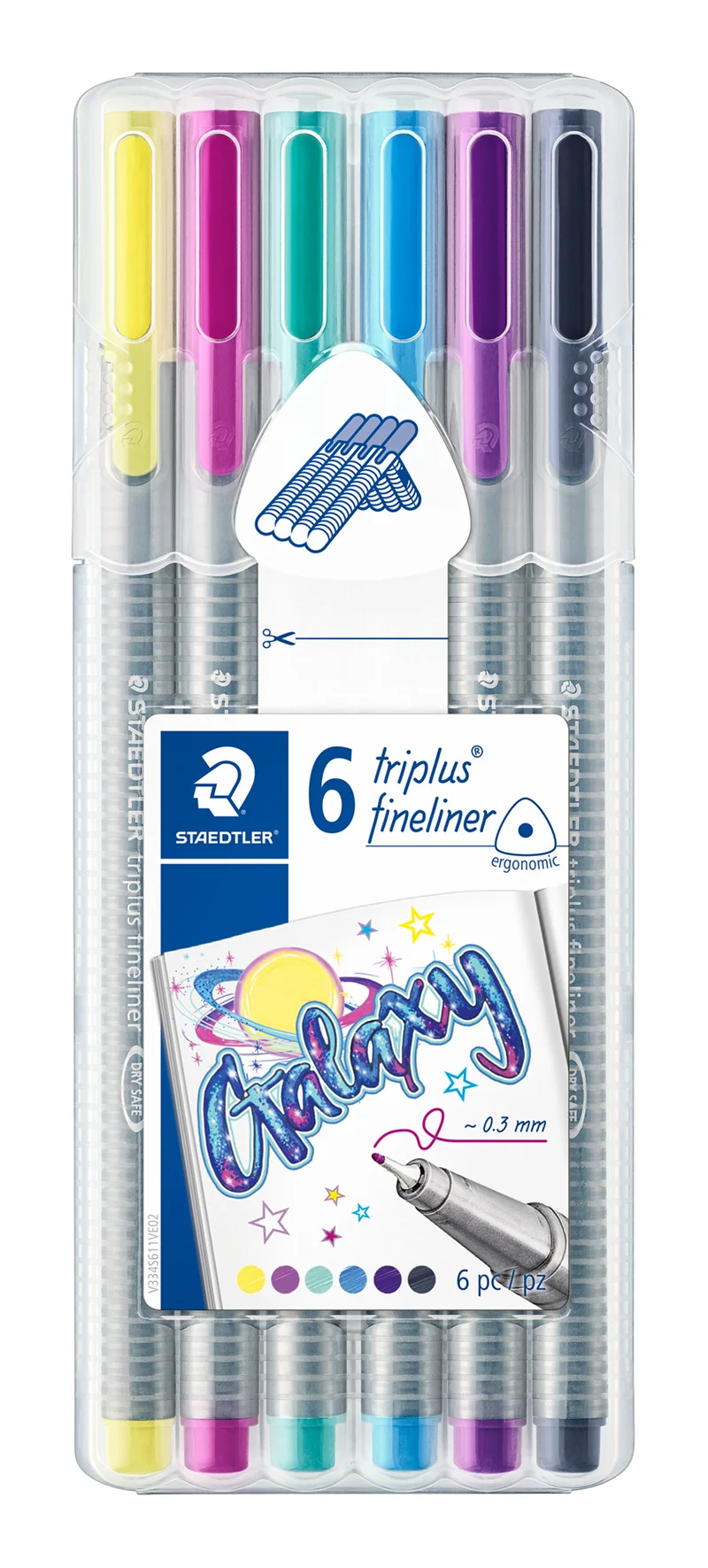 STAEDTLER FINELINER TRIPLUS SET 0.3 GALAXY 6 LI 334 SB6CS11