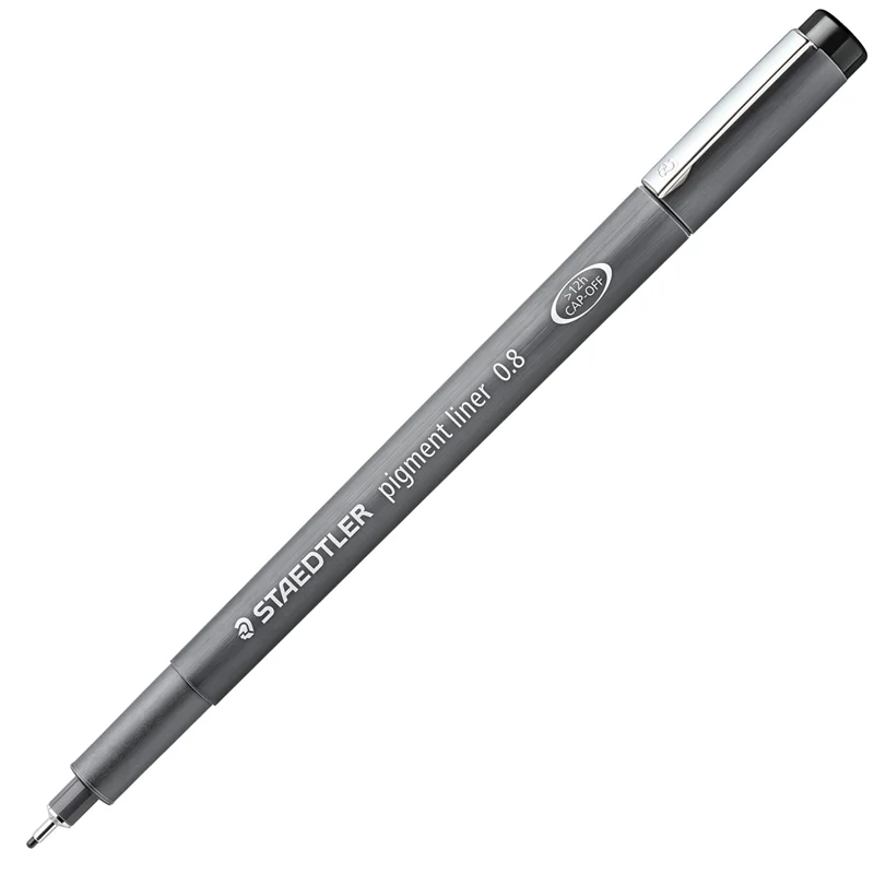 STAEDTLER PIGMENT LINER 0.8 SİYAH 308 08-9
