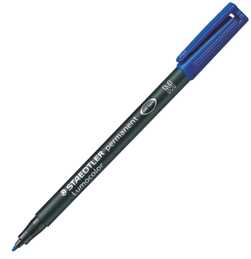 STAEDTLER ASETAT KALEMİ LUMOCOLOR M UÇ MAVİ 317-3