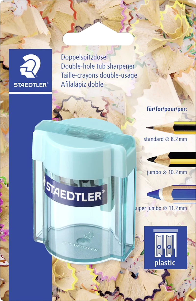 STAEDTLER KALEMTIRAŞ SÜPER JUMBO ÇİFT BÖLMELİ  BLS. 513 006BK
