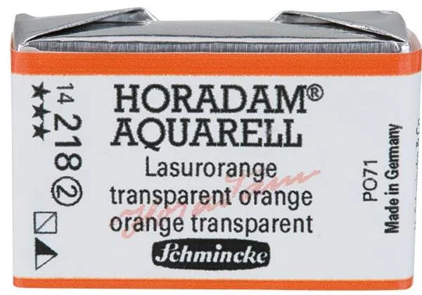 SCHMİNCKE HORADAM AQUARELL ARTİST SULU BOYA TAM TABLET SERİ 2 218 TRANSLUCENT ORANGE 14218043